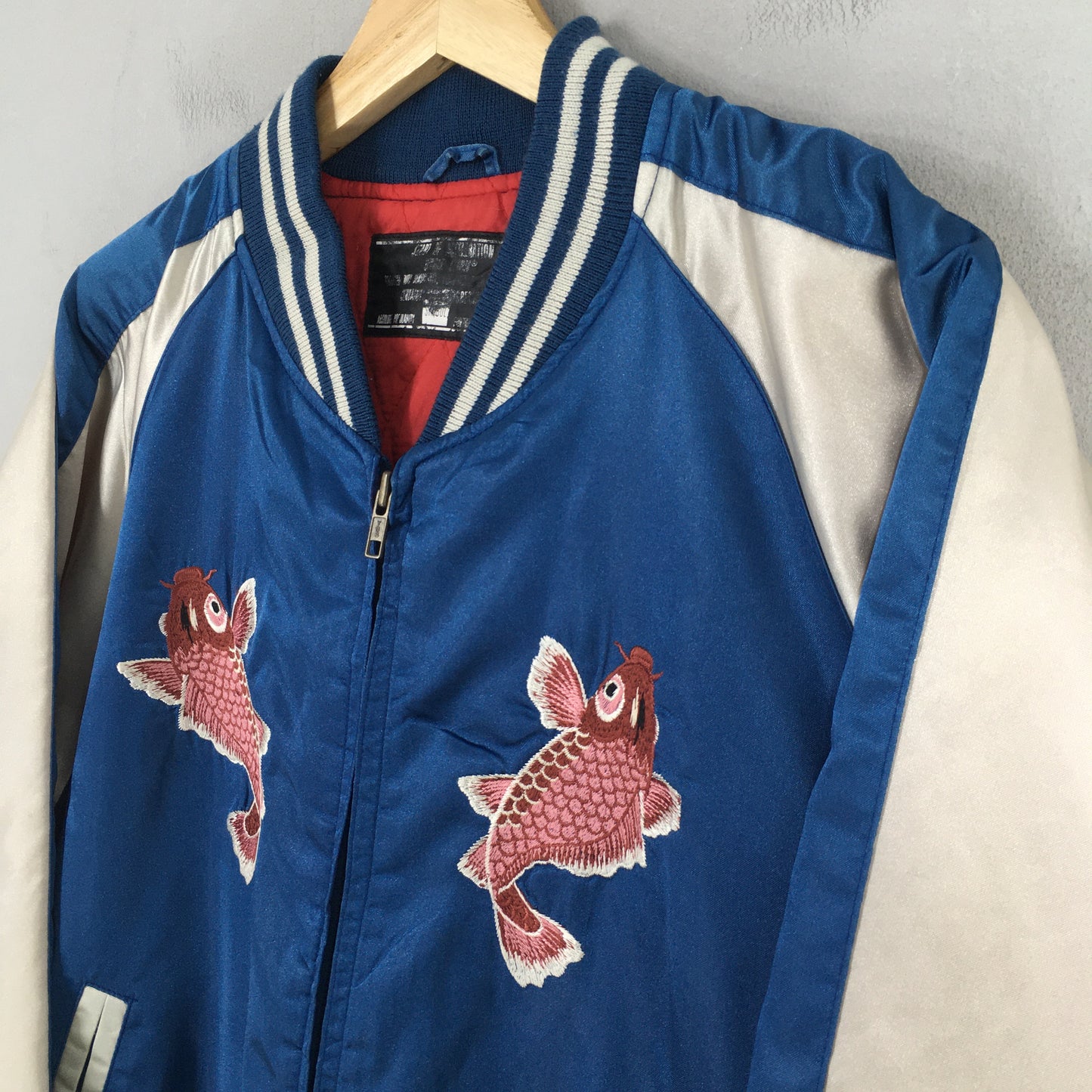 Sukajan Japan Fish Koi Jacket Large