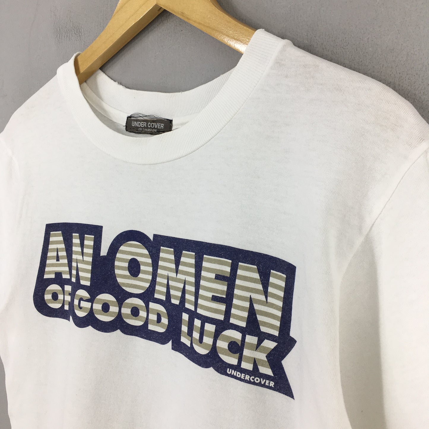 Undercover An Omen Of Good Luck White T shirt Small