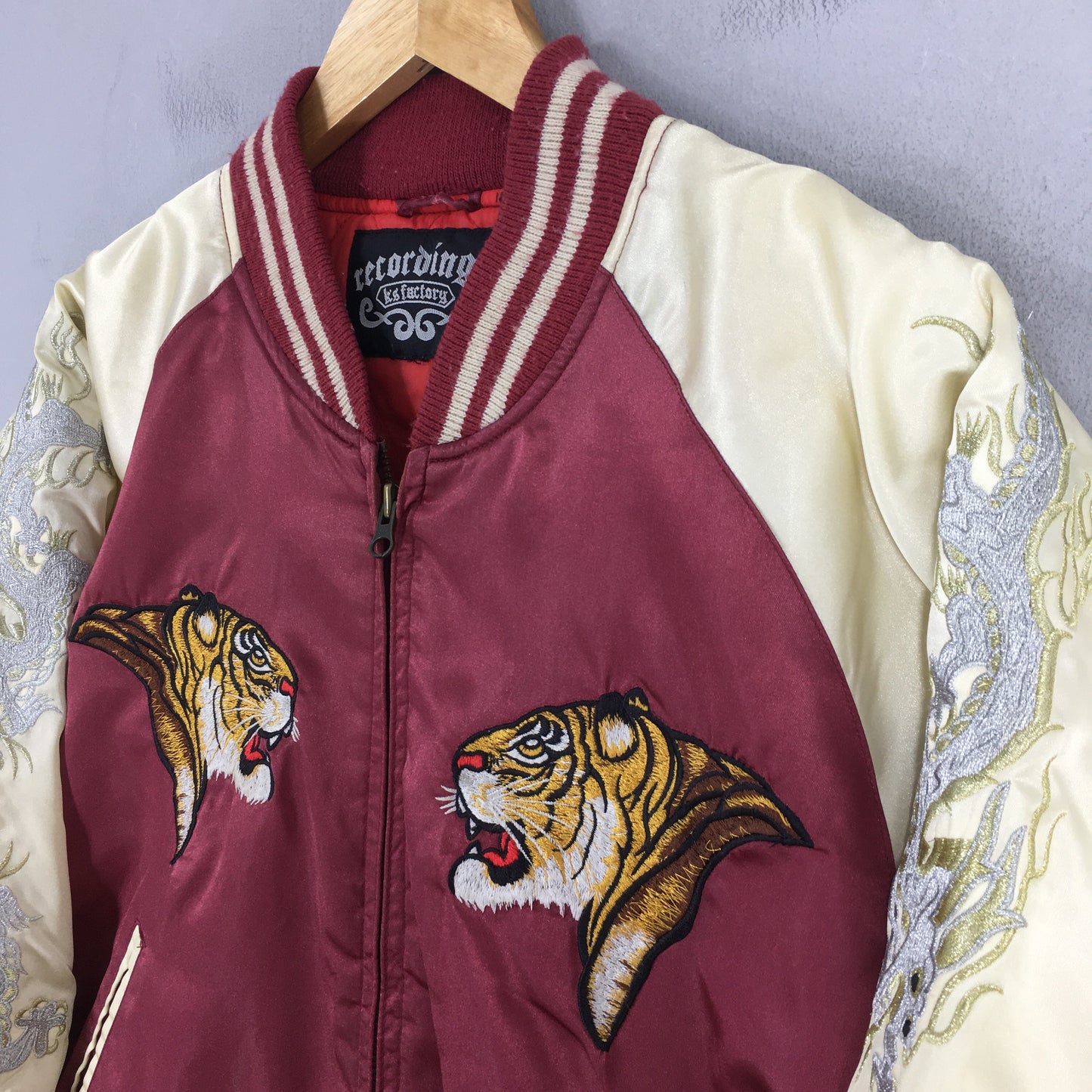 Sukajan Tiger Yokosuka Souvenir Tiger Jacket Medium