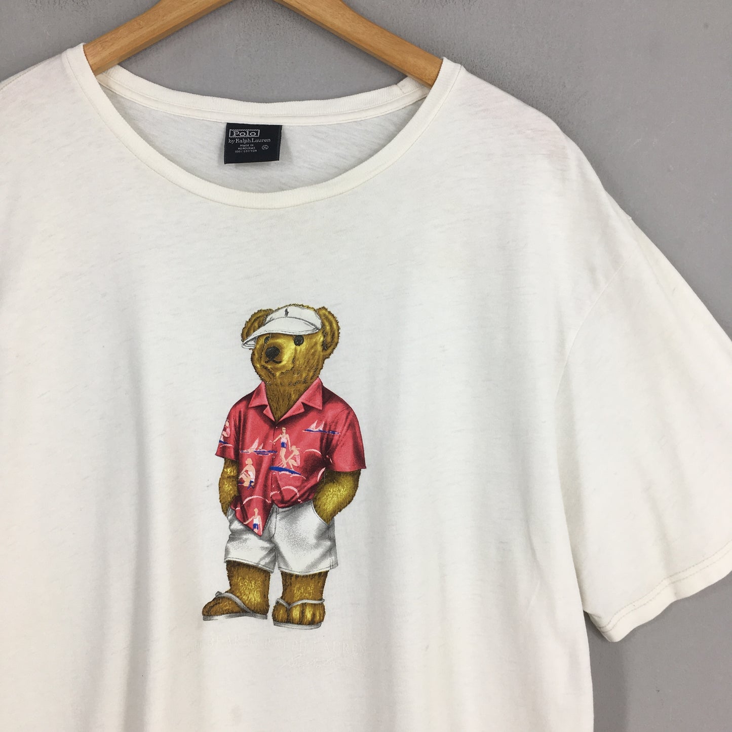 Polo Bear Ralph Lauren Hawaii Beach Wear T shirt XLarge