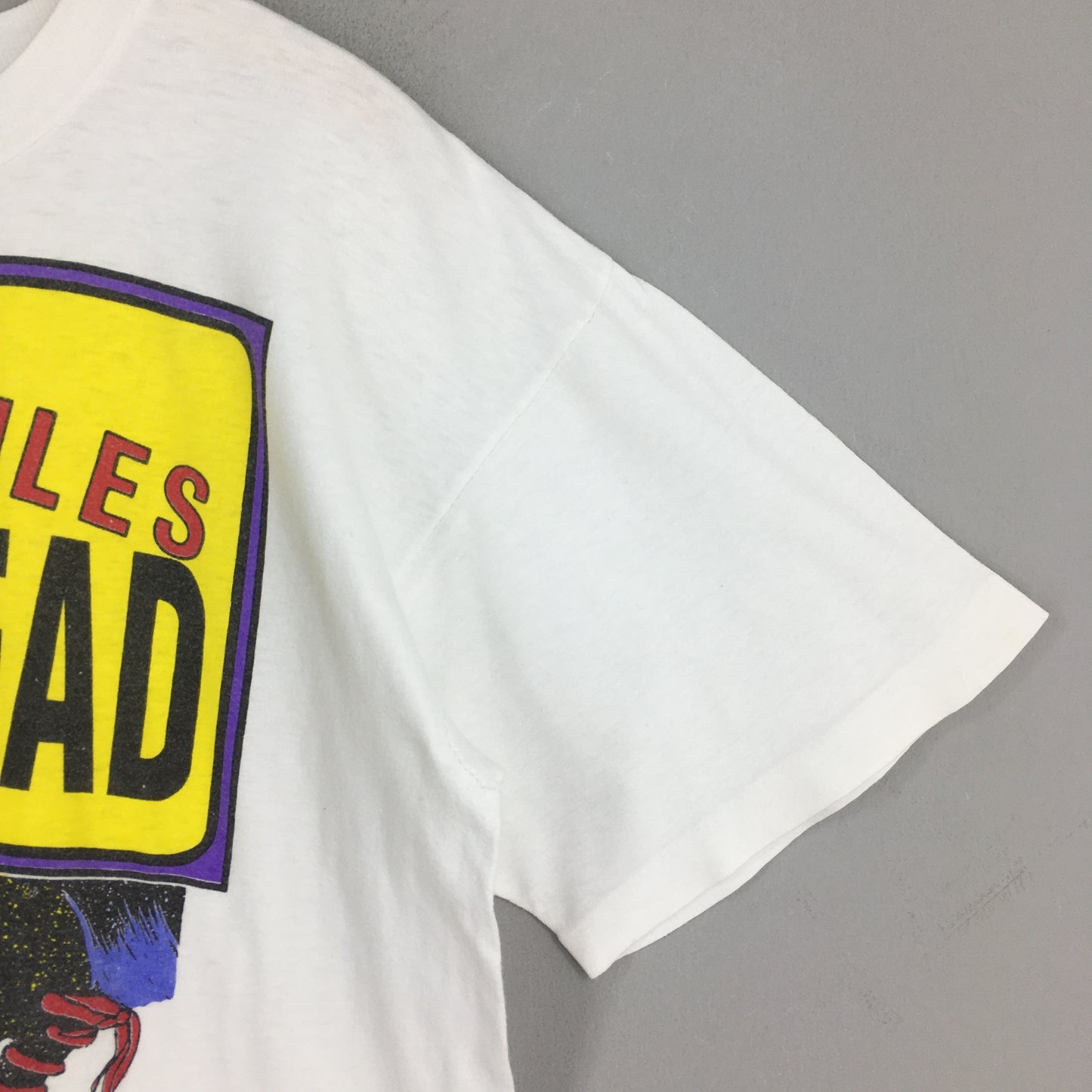 Hip Hop Rules Rap Ahead White T shirt XLarge