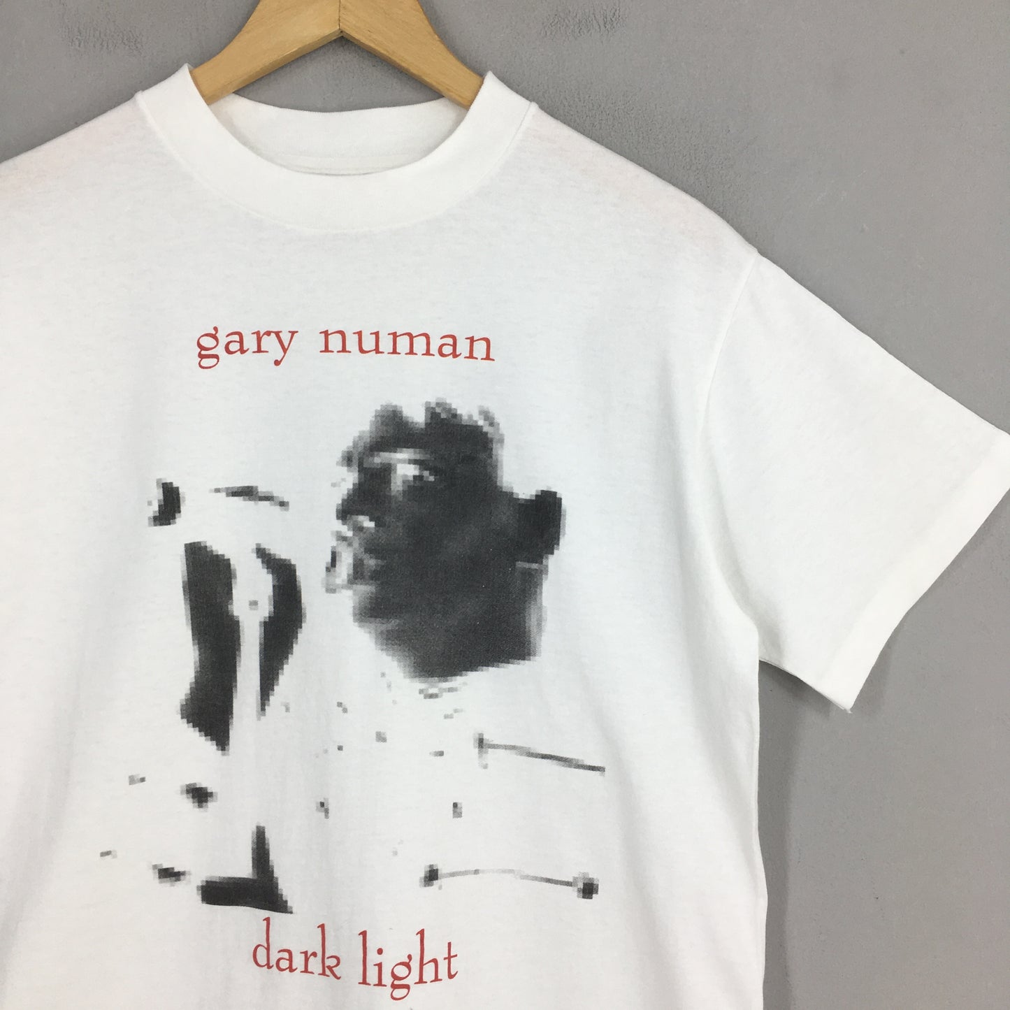 Gary Numan Dark Light T shirt Medium 80s