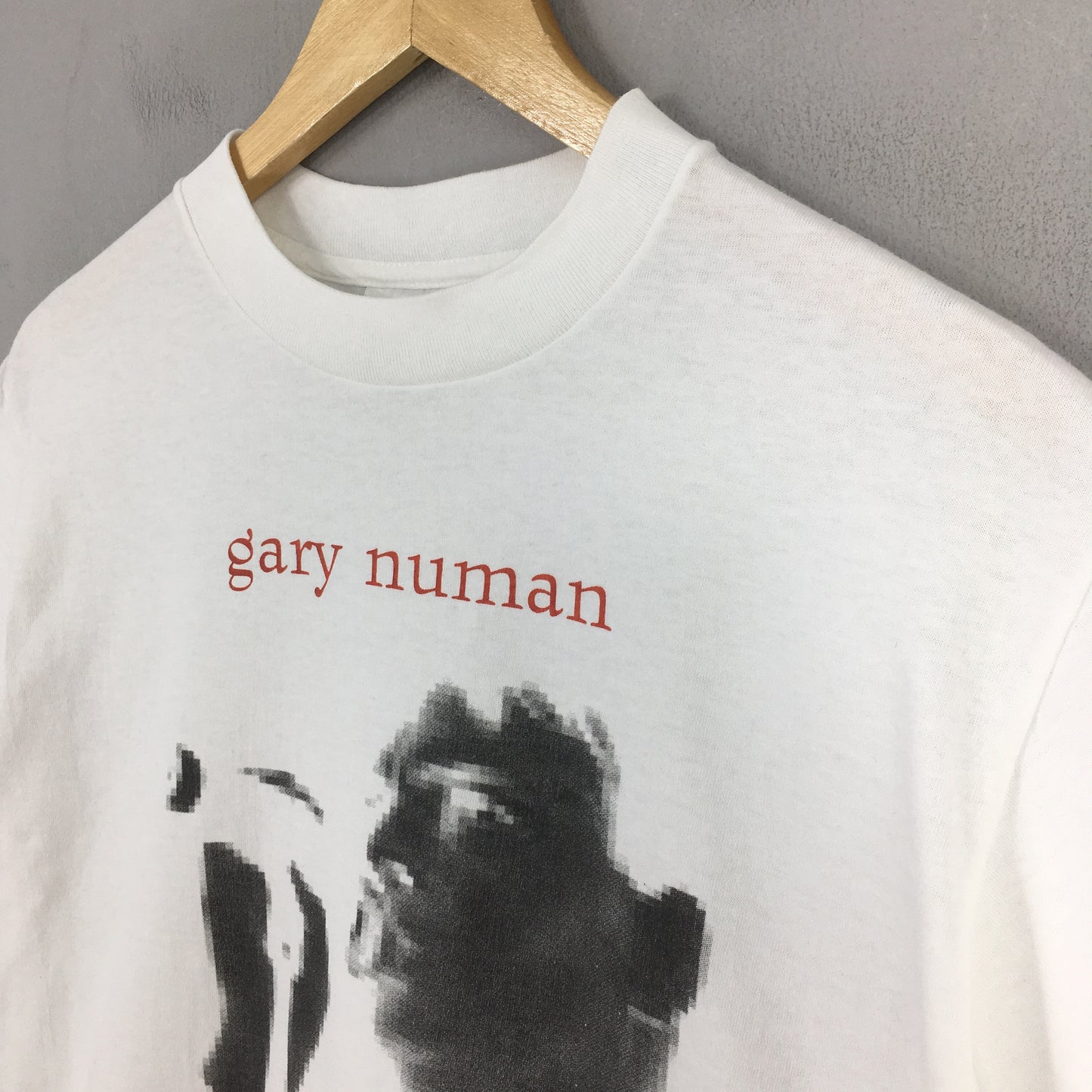 Gary Numan Dark Light T shirt Medium 80s