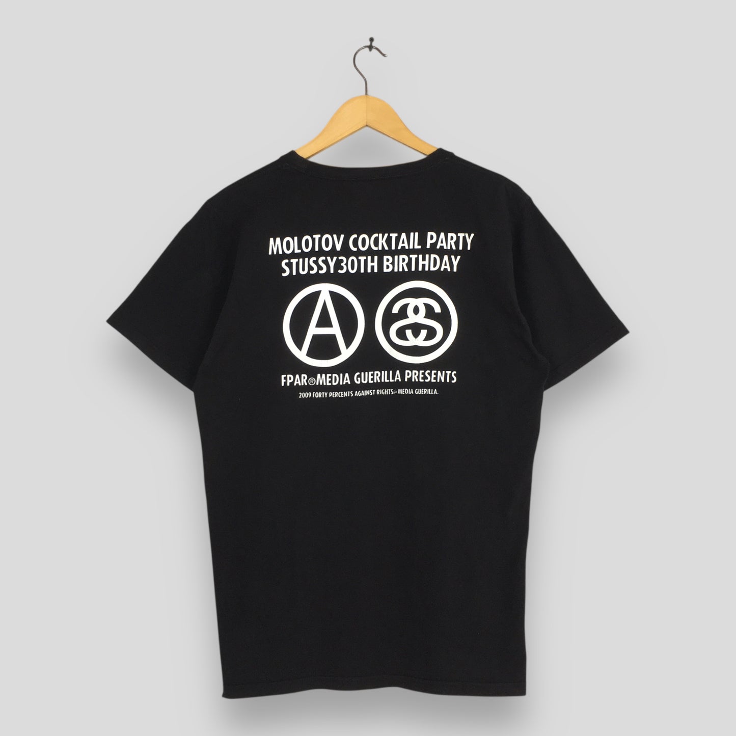 2009 Stussy Usa Molotov Cocktail T shirt Large
