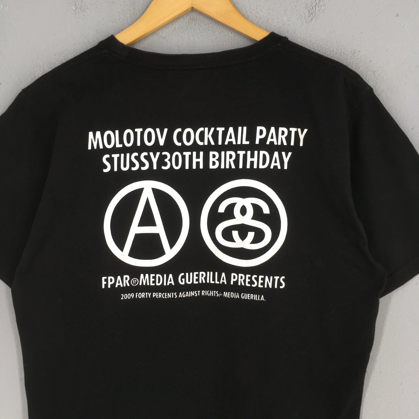 2009 Stussy Usa Molotov Cocktail T shirt Large