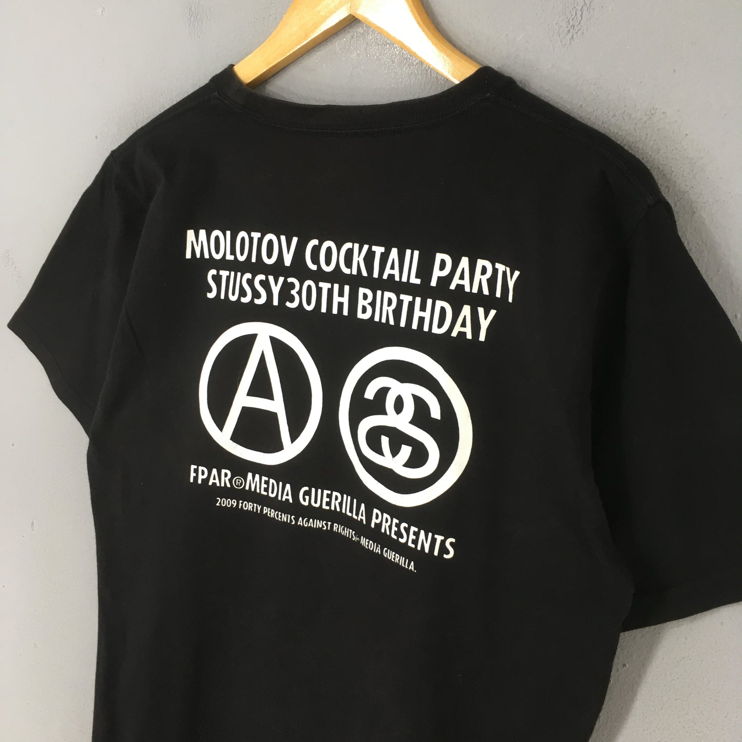 2009 Stussy Usa Molotov Cocktail T shirt Large