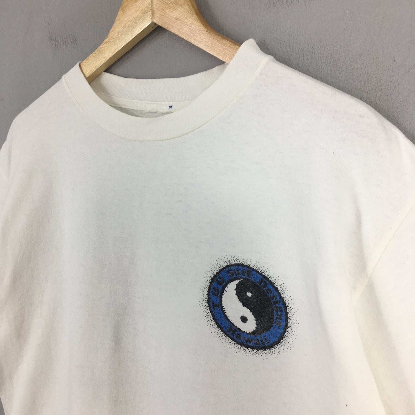 T&C Surf Designs Yin Yang Surfing White T shirt Medium