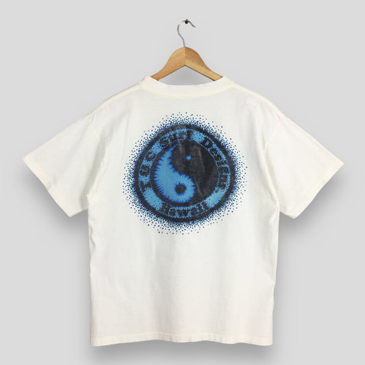 T&C Surf Designs Yin Yang Surfing White T shirt Medium