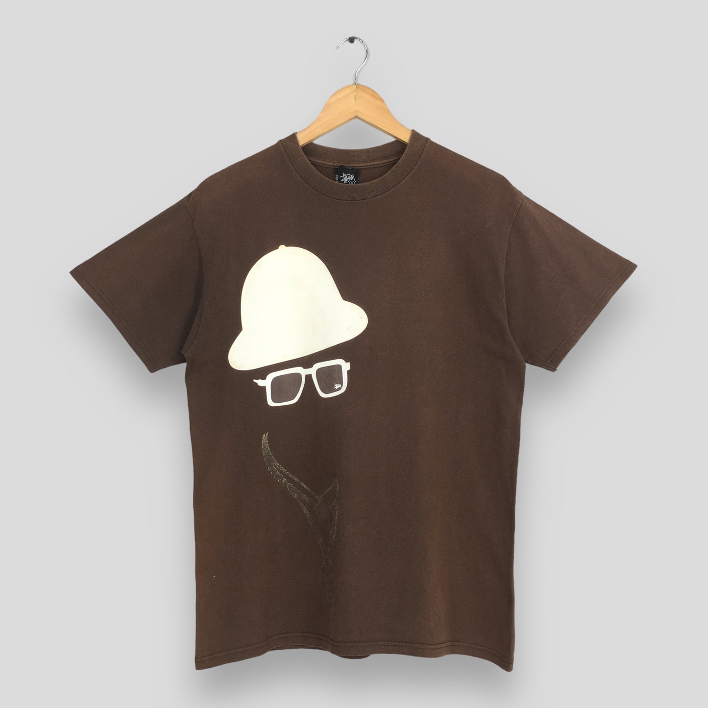 Stussy Usa Brown T shirt Medium