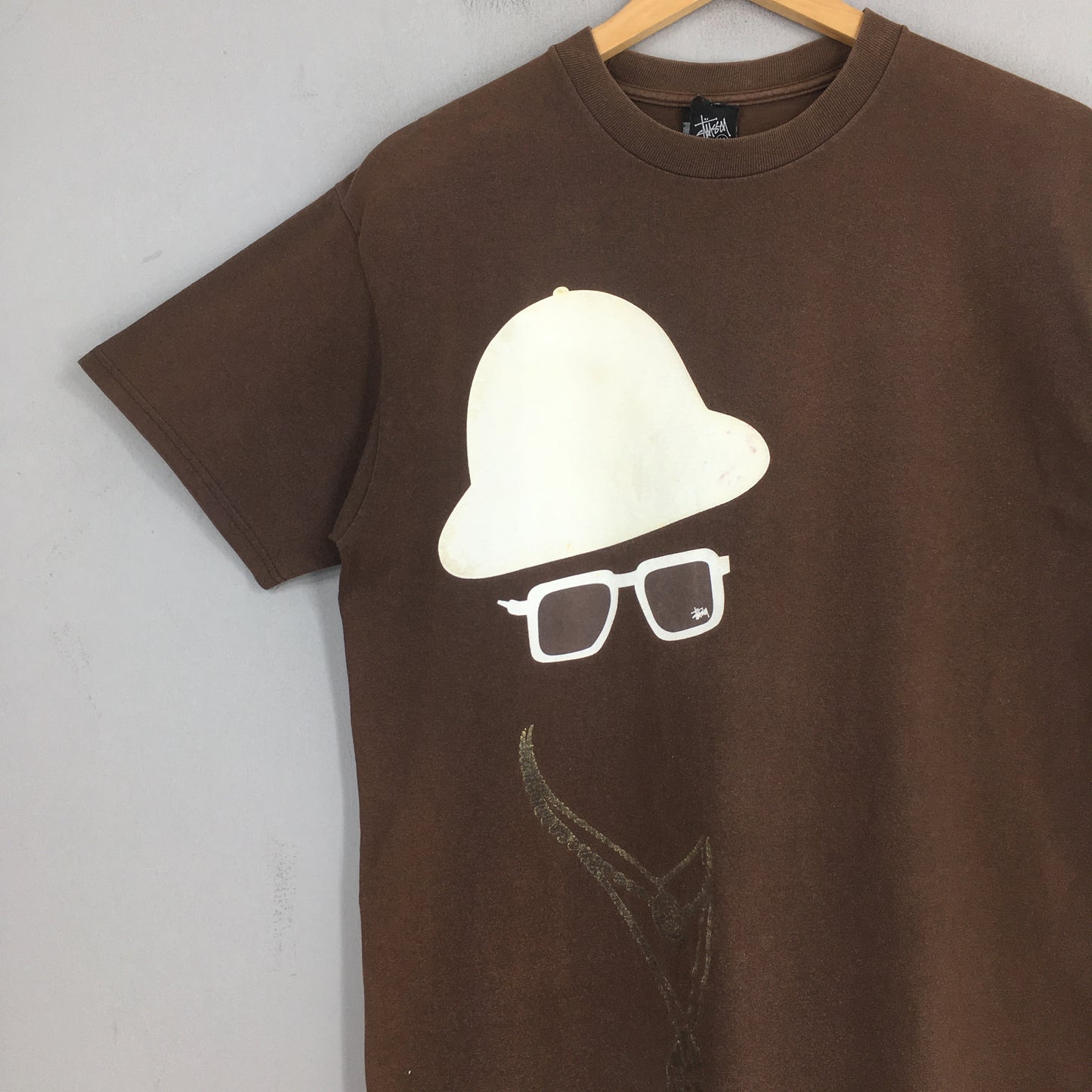 Stussy Usa Brown T shirt Medium