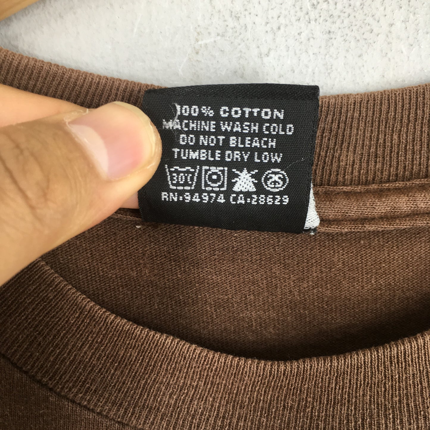 Stussy Usa Brown T shirt Medium