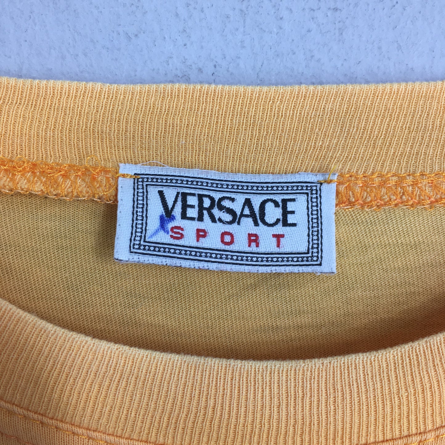 Versace Medusa Head Orange Tshirt Small