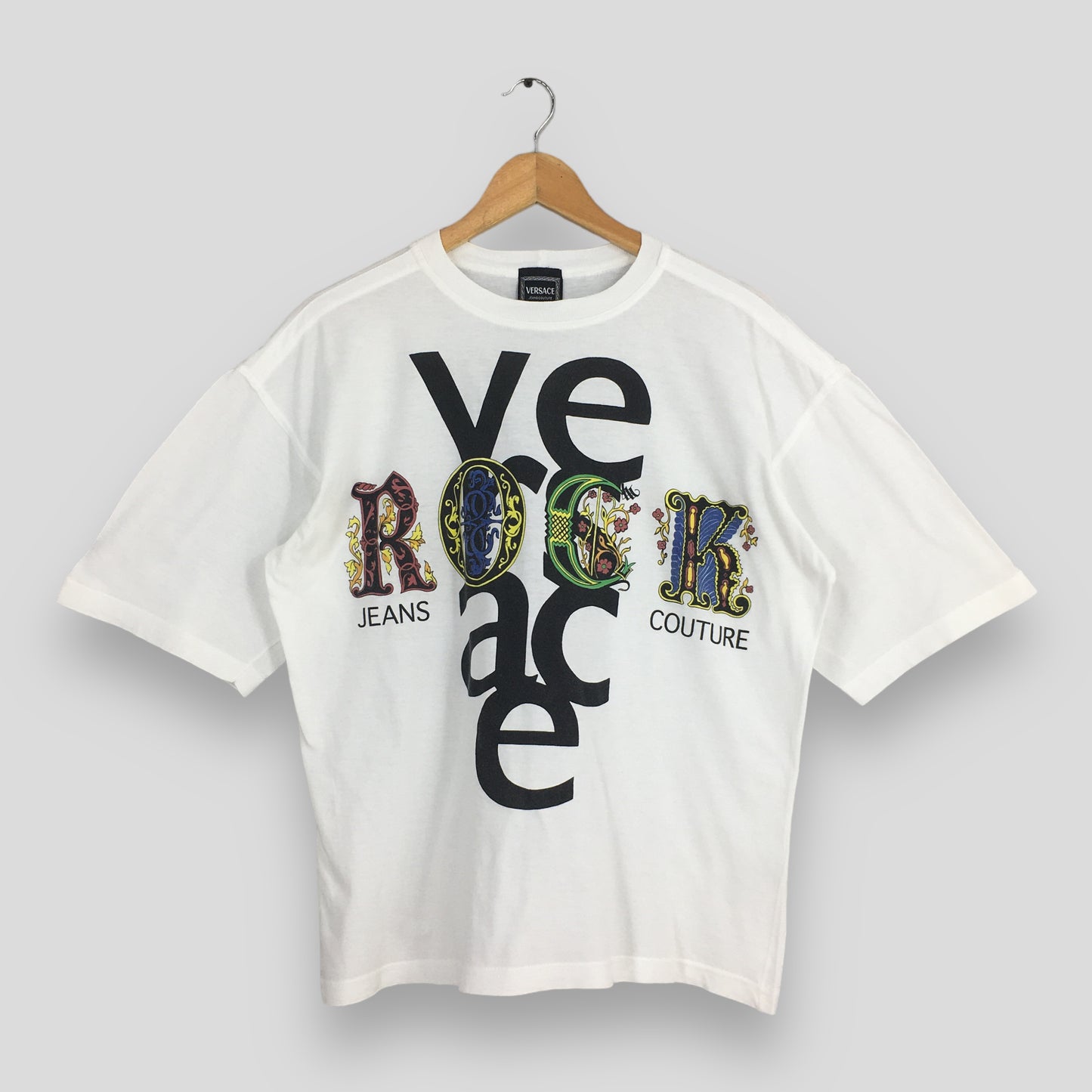 Gianni Versace Rock Tshirt Small Versace Jeans Couture Medusa