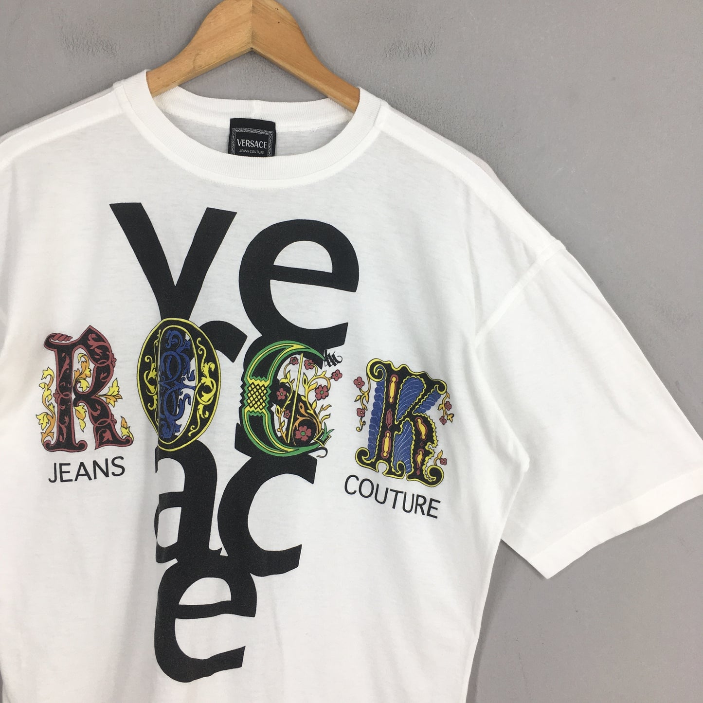 Gianni Versace Rock Tshirt Small Versace Jeans Couture Medusa