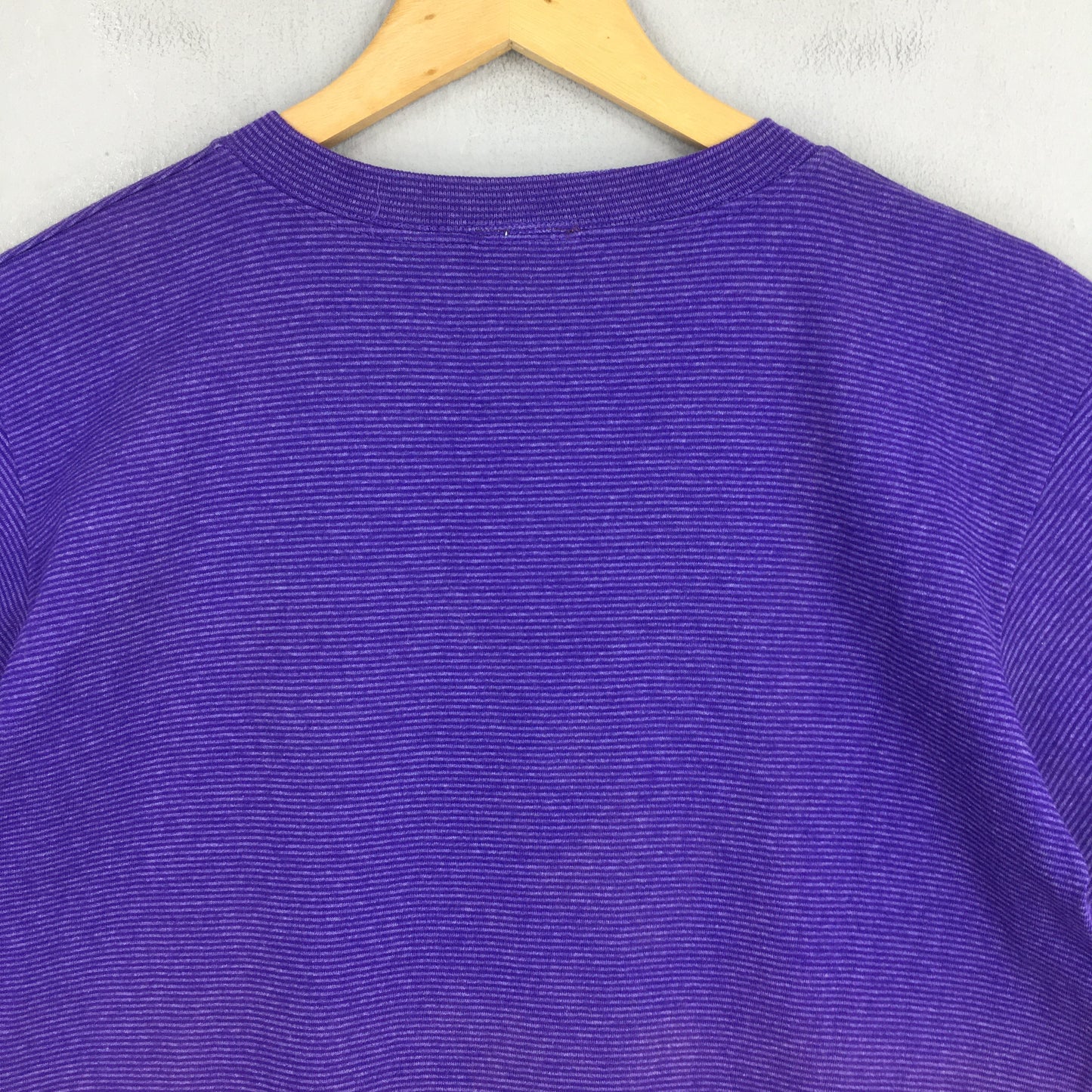 Guess Jeans Usa Striped Purple T shirt Medium