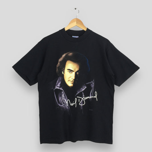 Neil Diamond Classics Rock Black Tshirt Large