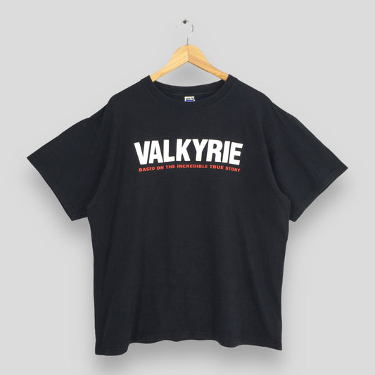 Valkyrie Thriller Film Movies Black Tshirt XLarge