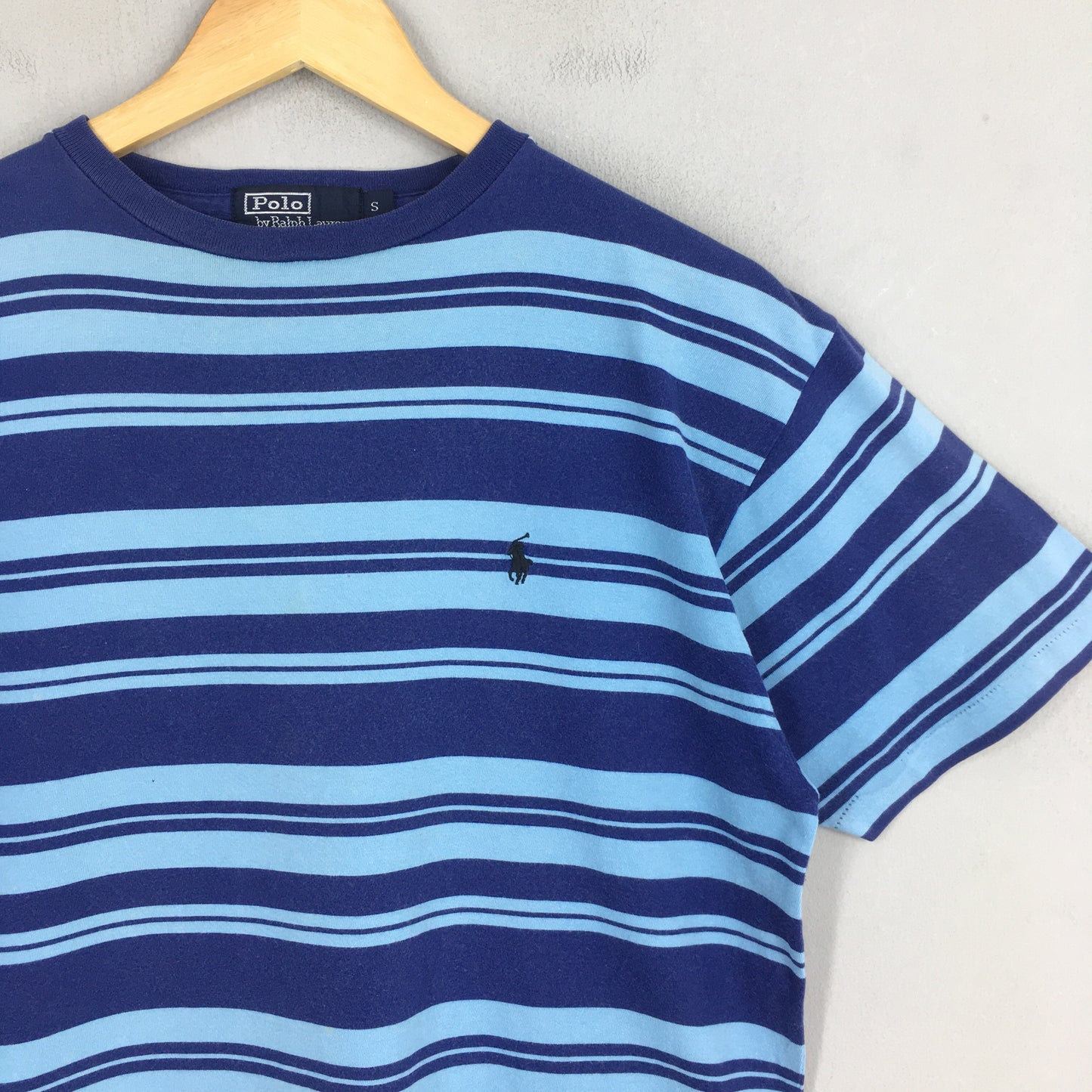 Polo Ralph Lauren Multicolor Blue Striped Polo Shirt Small