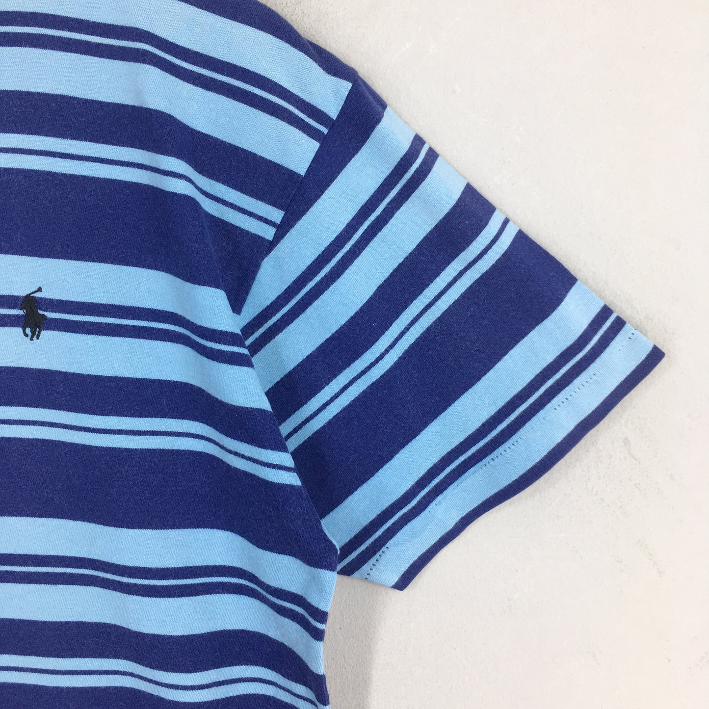 Polo Ralph Lauren Multicolor Blue Striped Polo Shirt Small