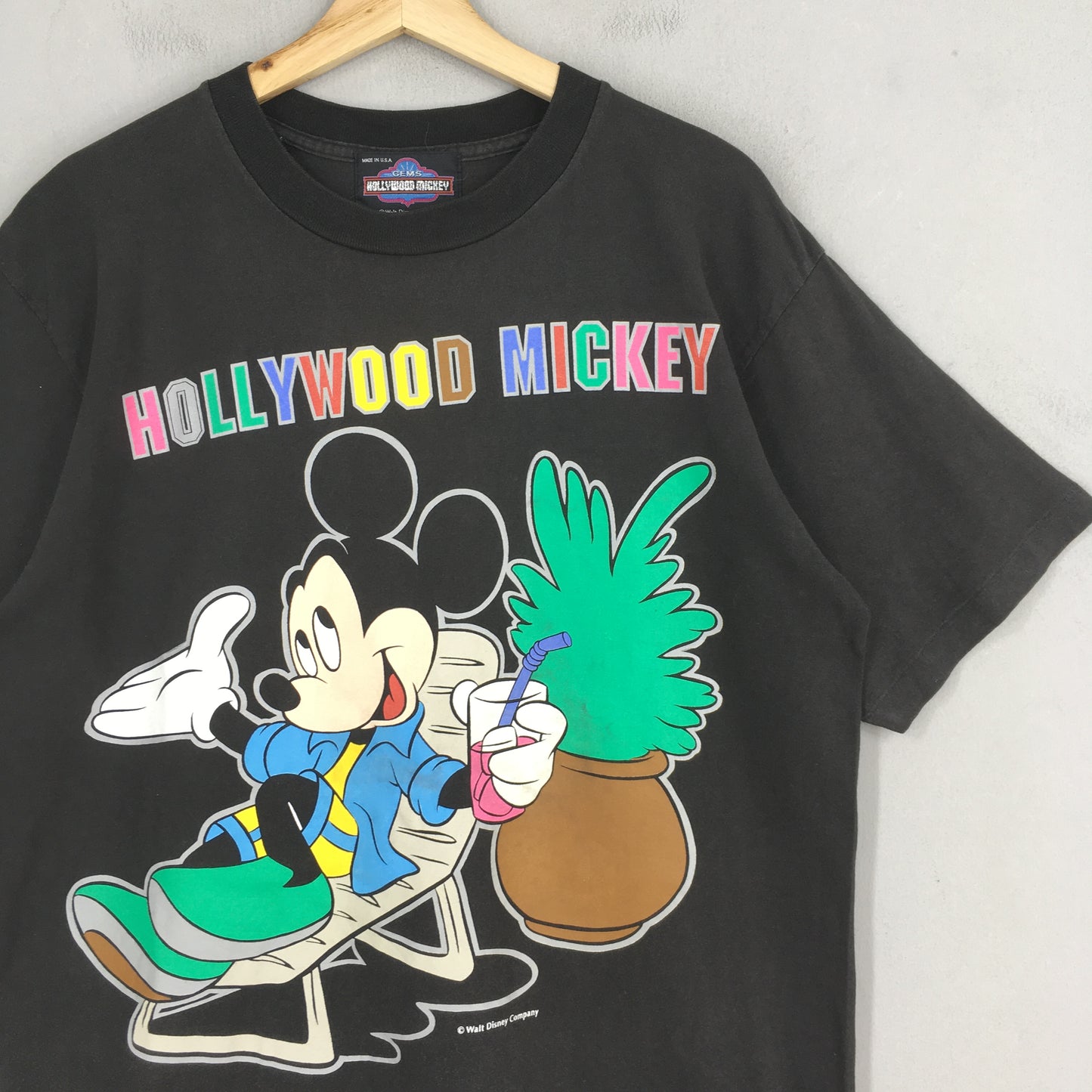 Mickey Mouse Disney Hollywood Tshirt Large