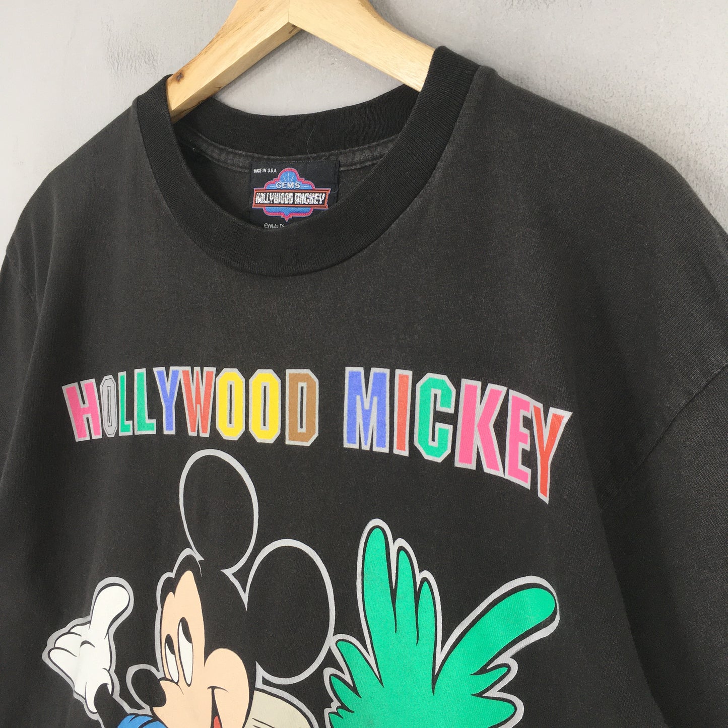 Mickey Mouse Disney Hollywood Tshirt Large