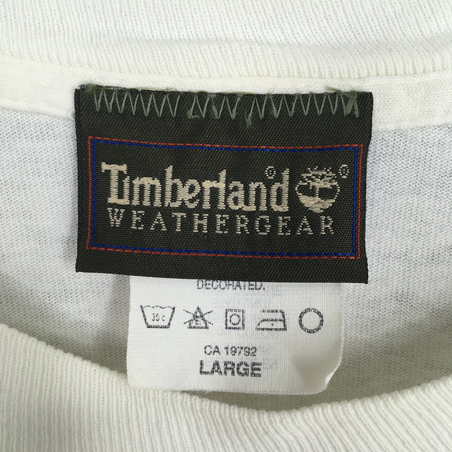 Timberland Weathergear White T shirt Large