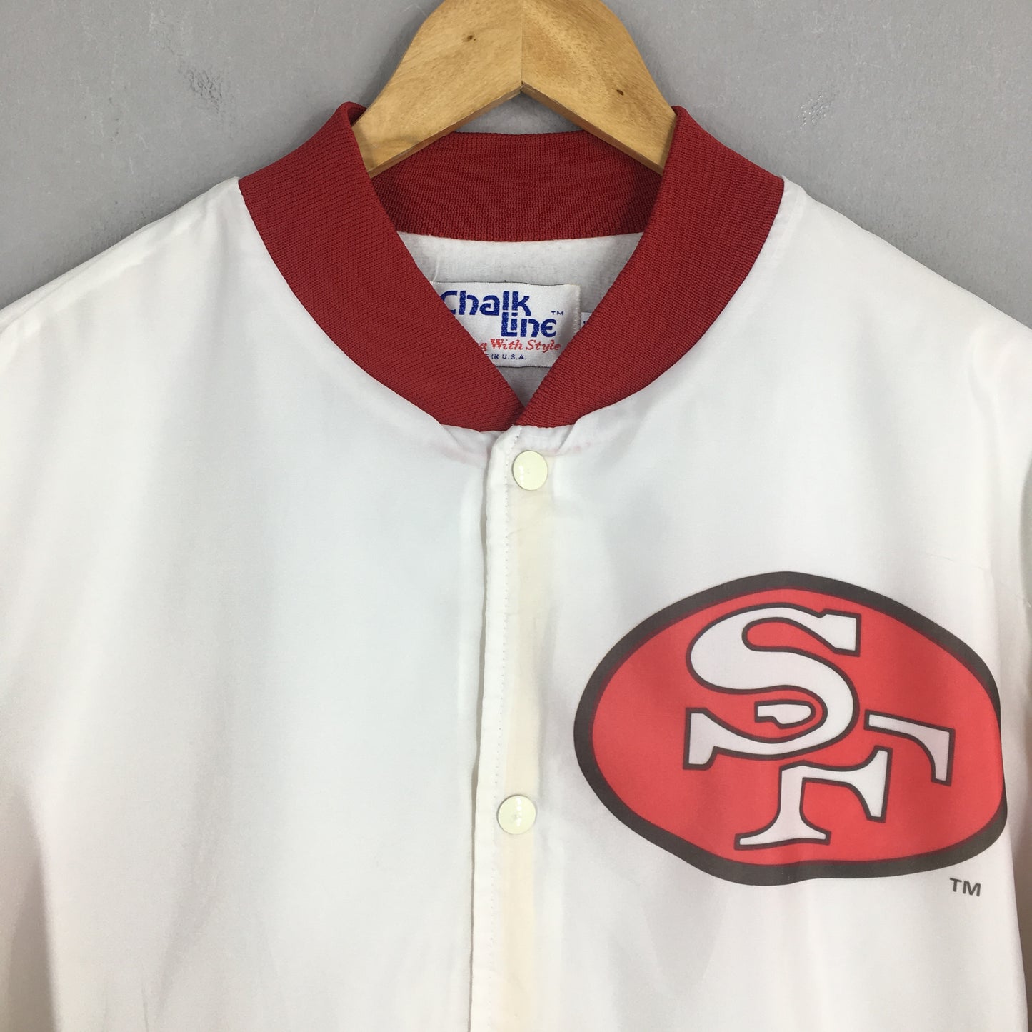 San Francisco 49ers Satin Jacket XLarge