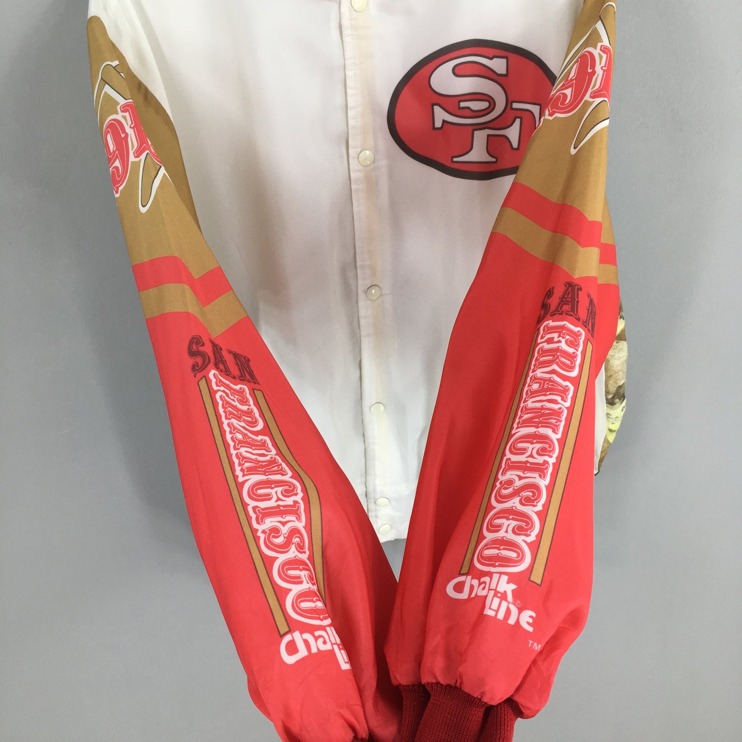 San Francisco 49ers Satin Jacket XLarge