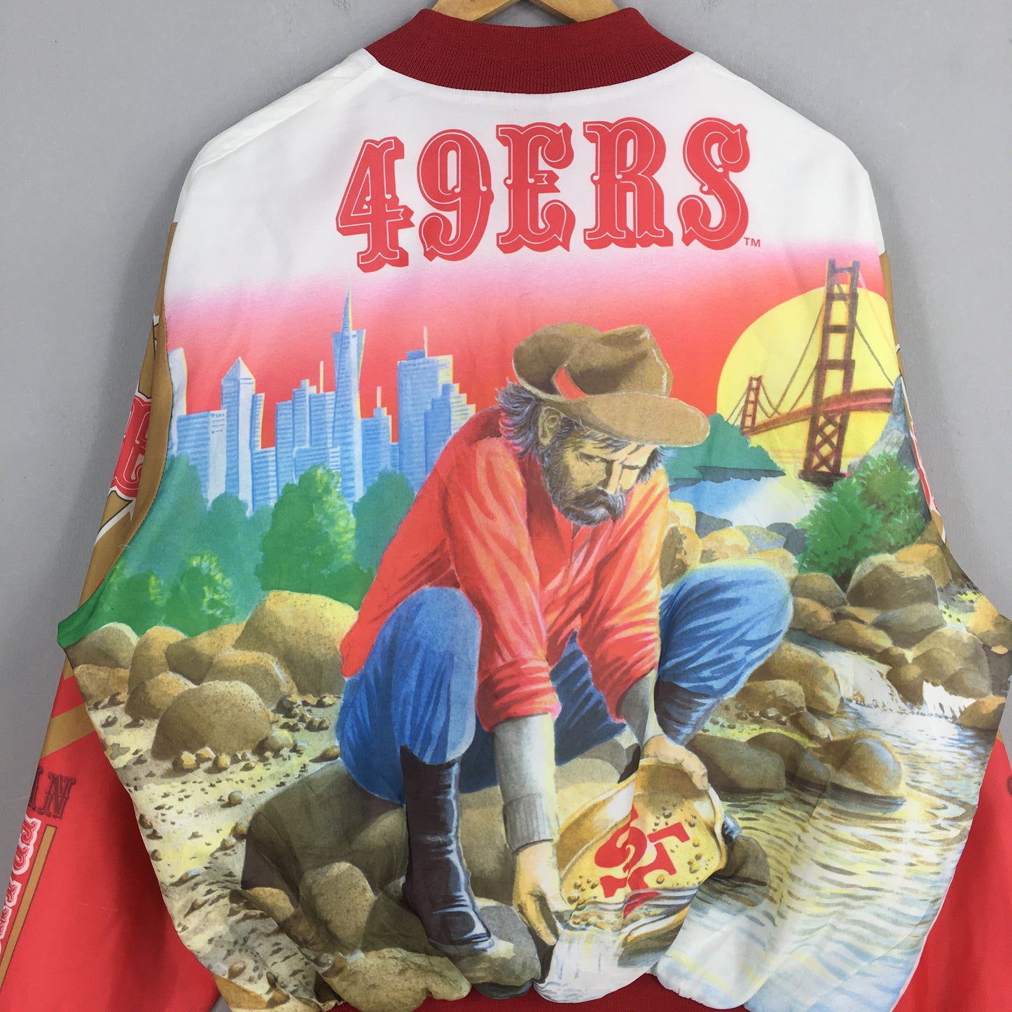 San Francisco 49ers Satin Jacket XLarge