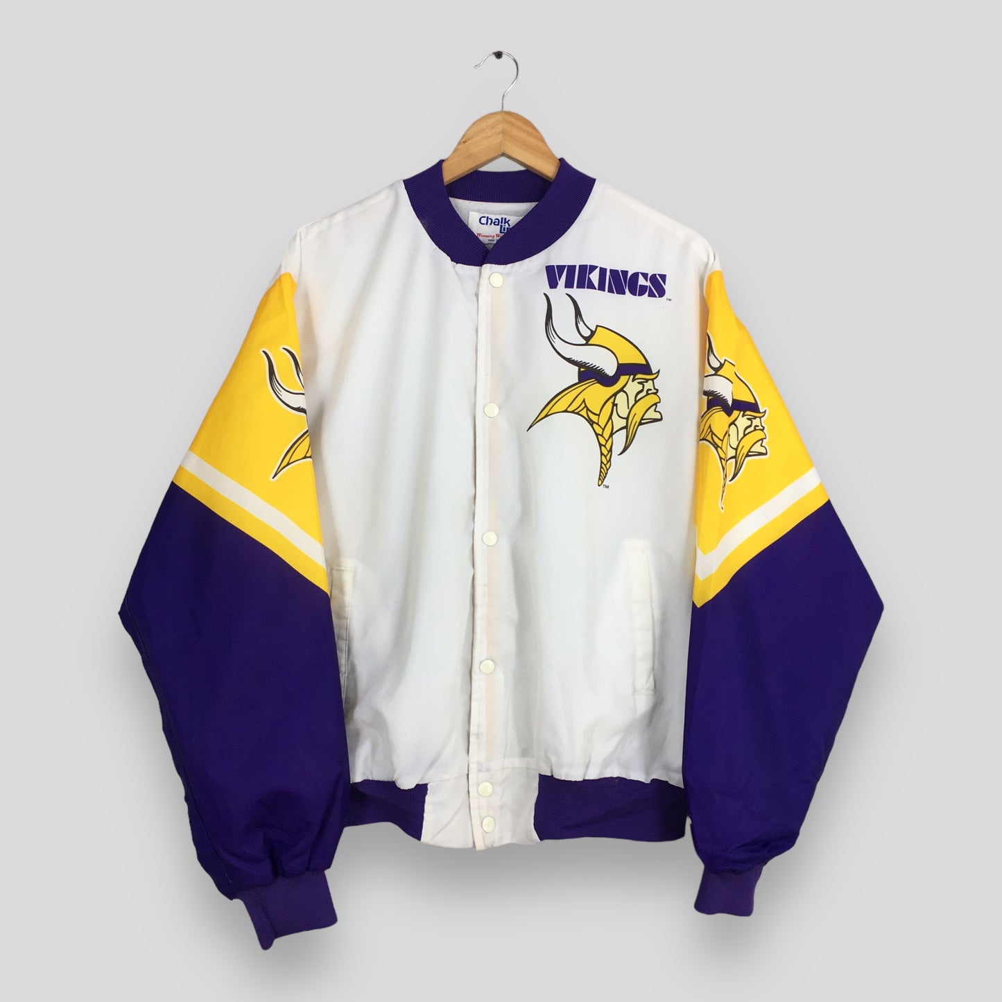 Minnesota Vikings NFL Football Satin Jacket XLarge