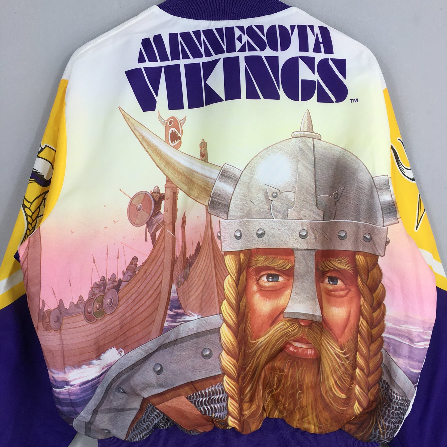 Minnesota Vikings NFL Football Satin Jacket XLarge