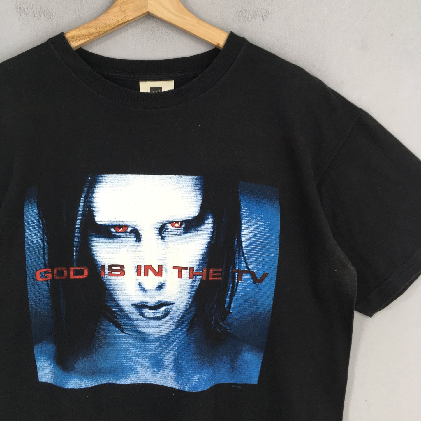 Marilyn Manson God Is In The TV Tshirt Large