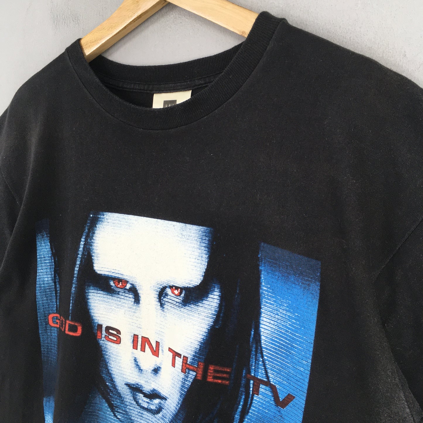 Marilyn Manson God Is In The TV Tshirt Large