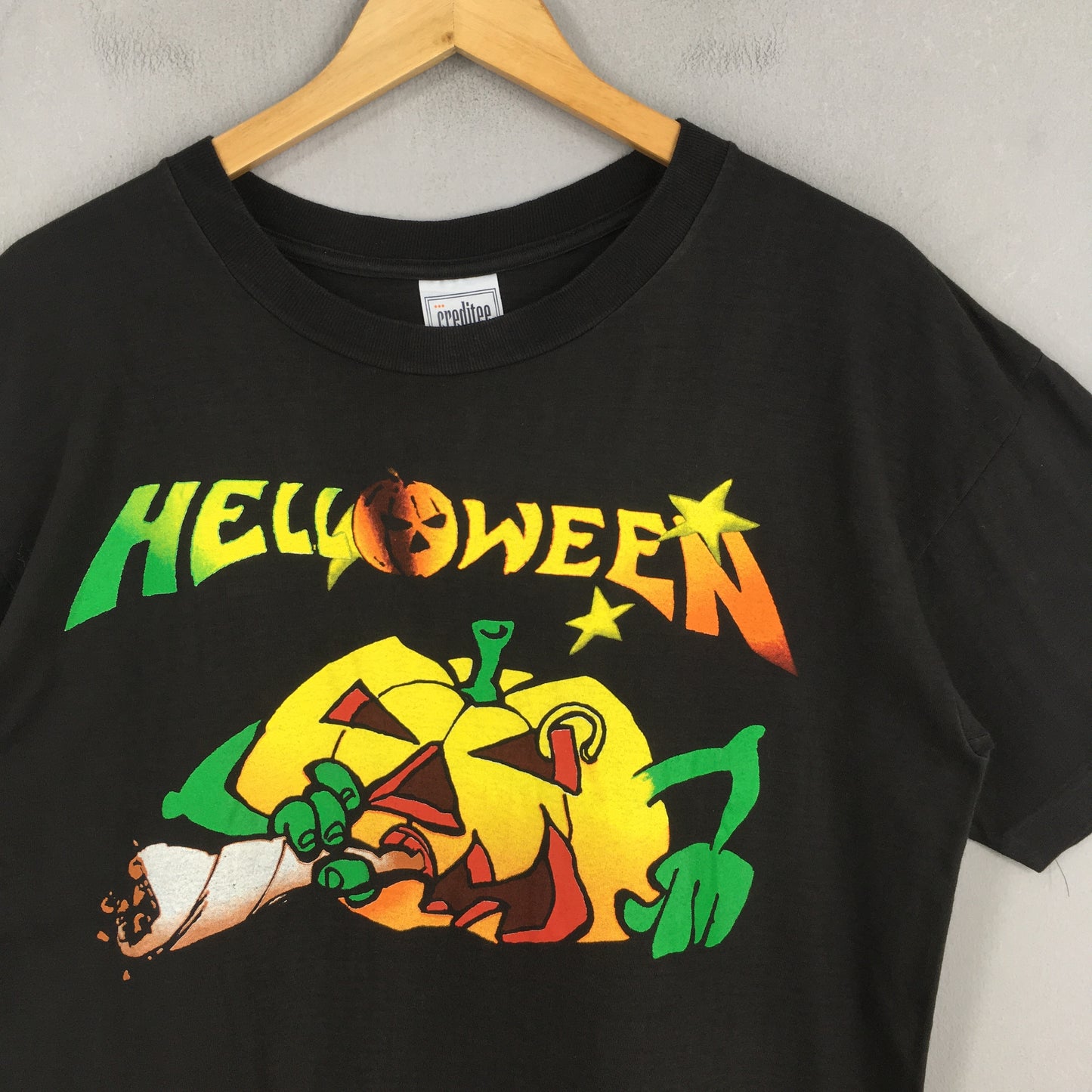 Helloween Smokin Tour 1992 T shirt Large