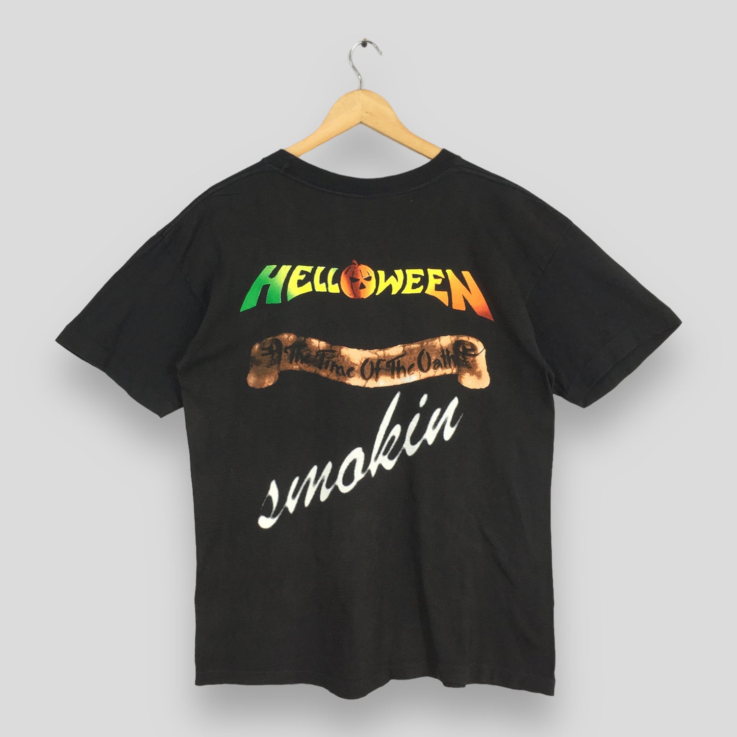 Helloween Smokin Tour 1992 T shirt Large