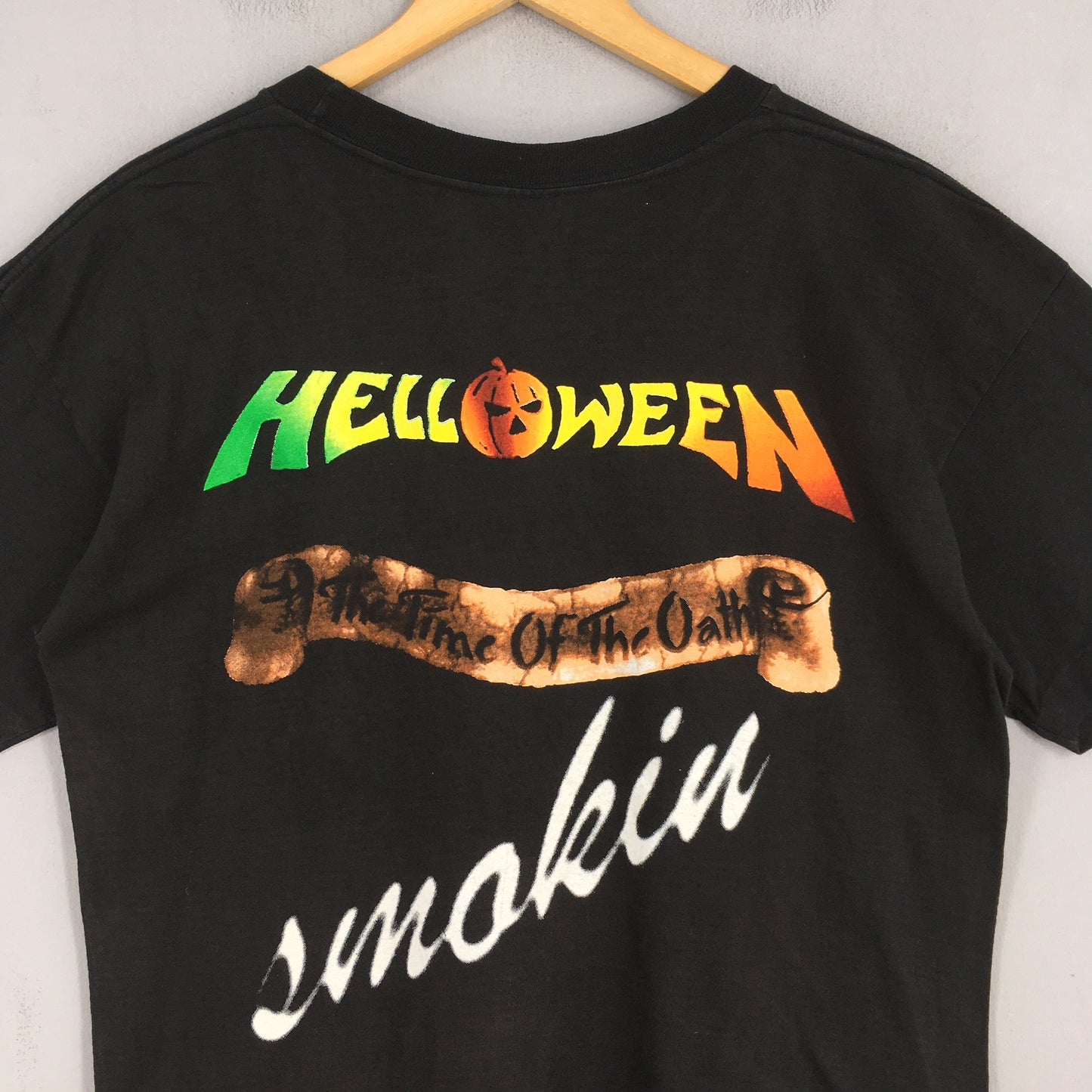 Helloween Smokin Tour 1992 T shirt Large