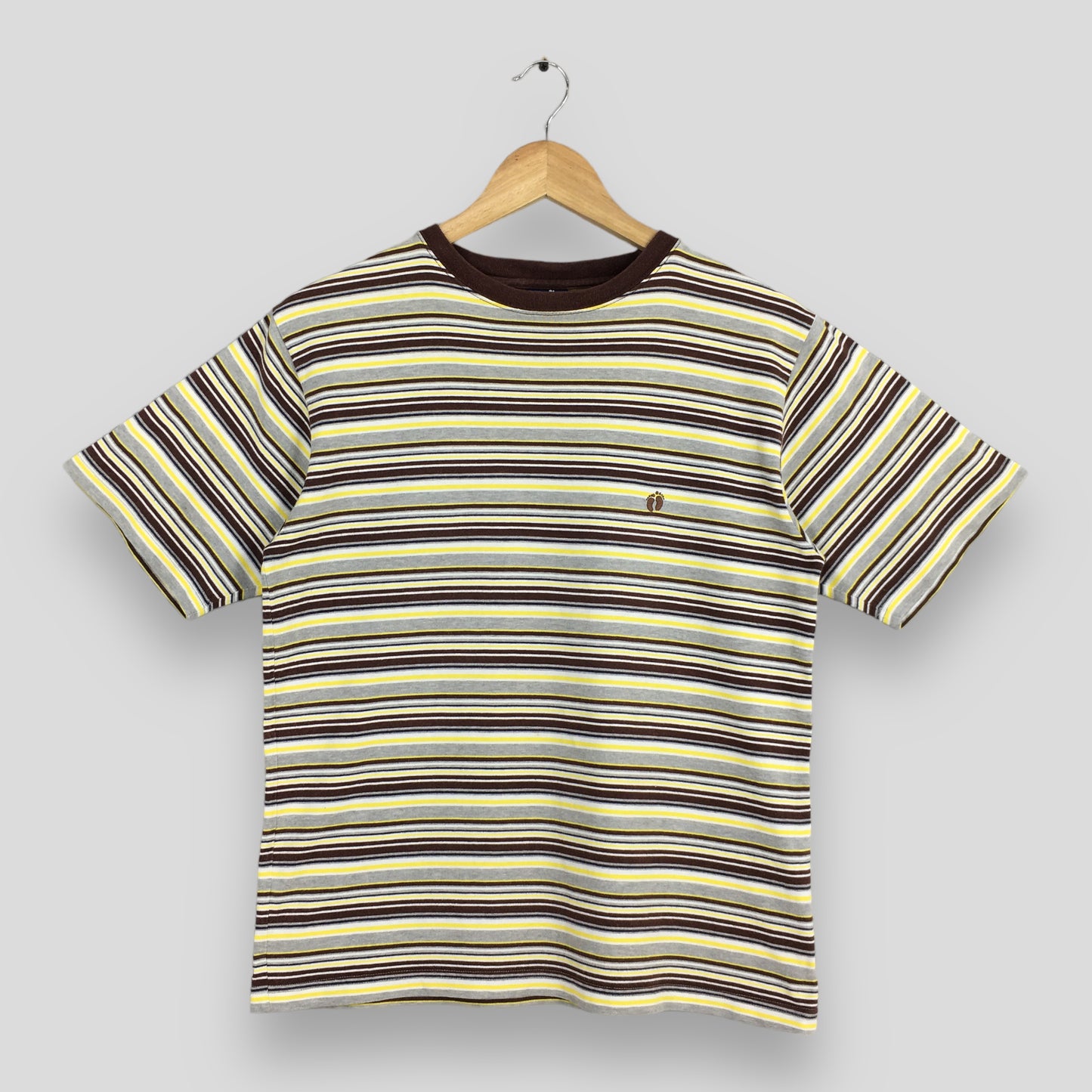 Hang Ten Stripes Brown Tshirt Small