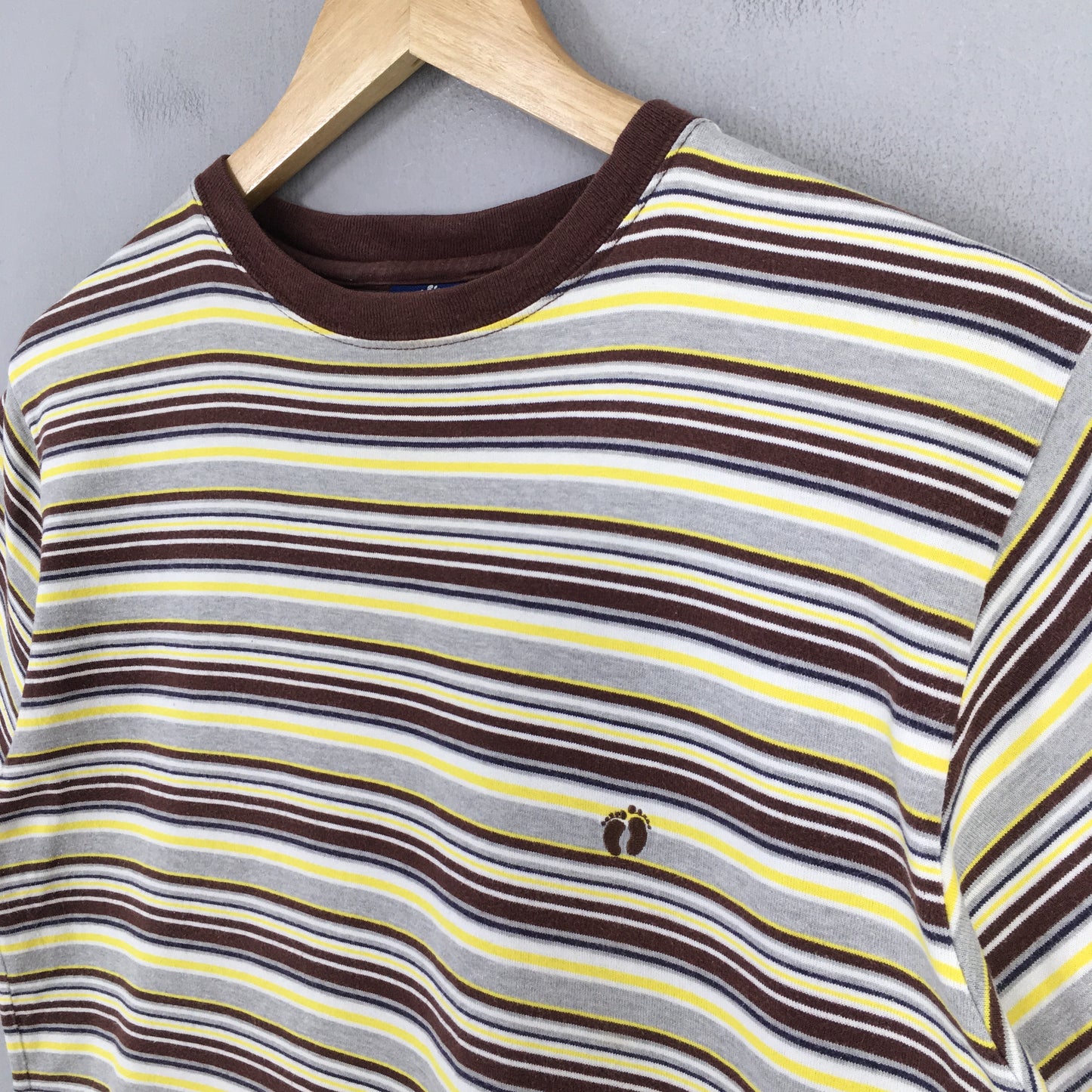 Hang Ten Stripes Brown Tshirt Small