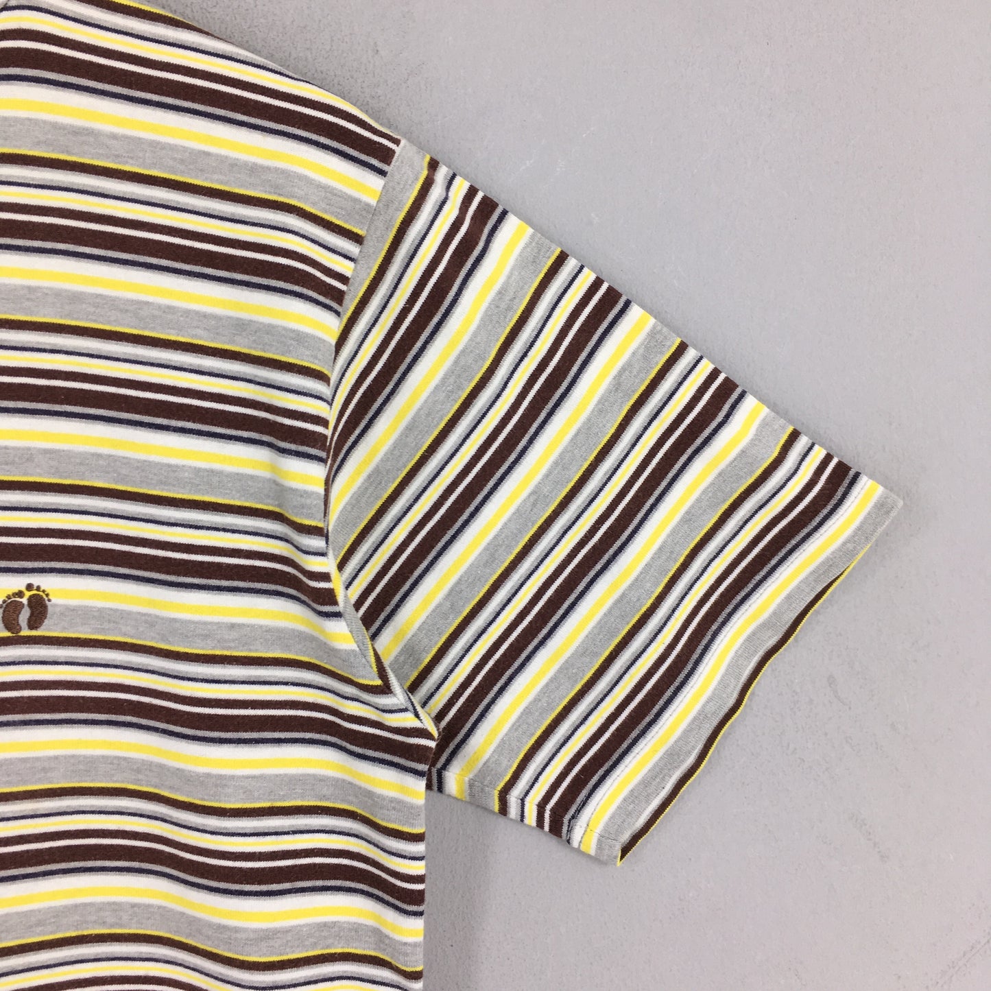 Hang Ten Stripes Brown Tshirt Small