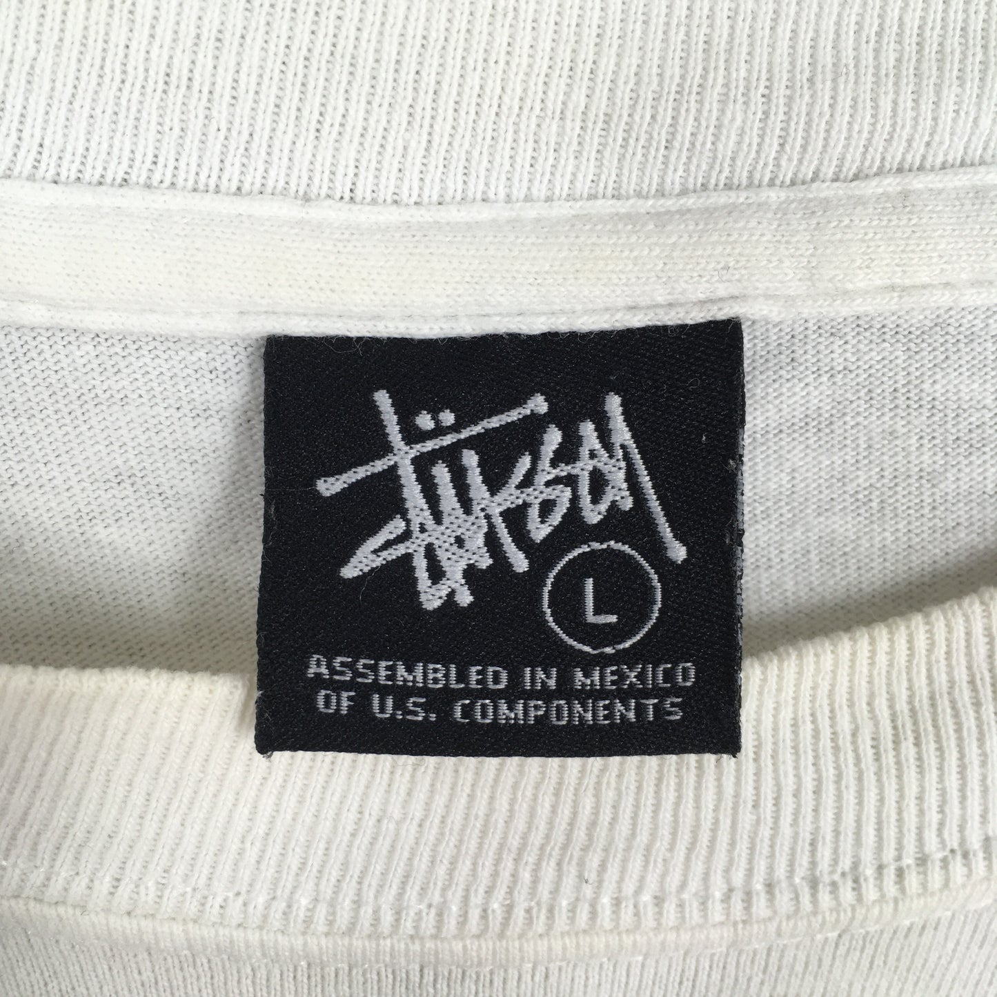 Stussy Tribe Usa Skater White T shirt