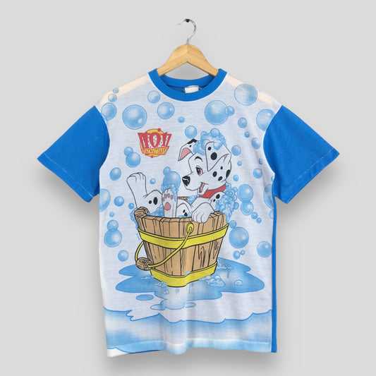 101 Dalmatians Dog Cartoon Blue T shirt