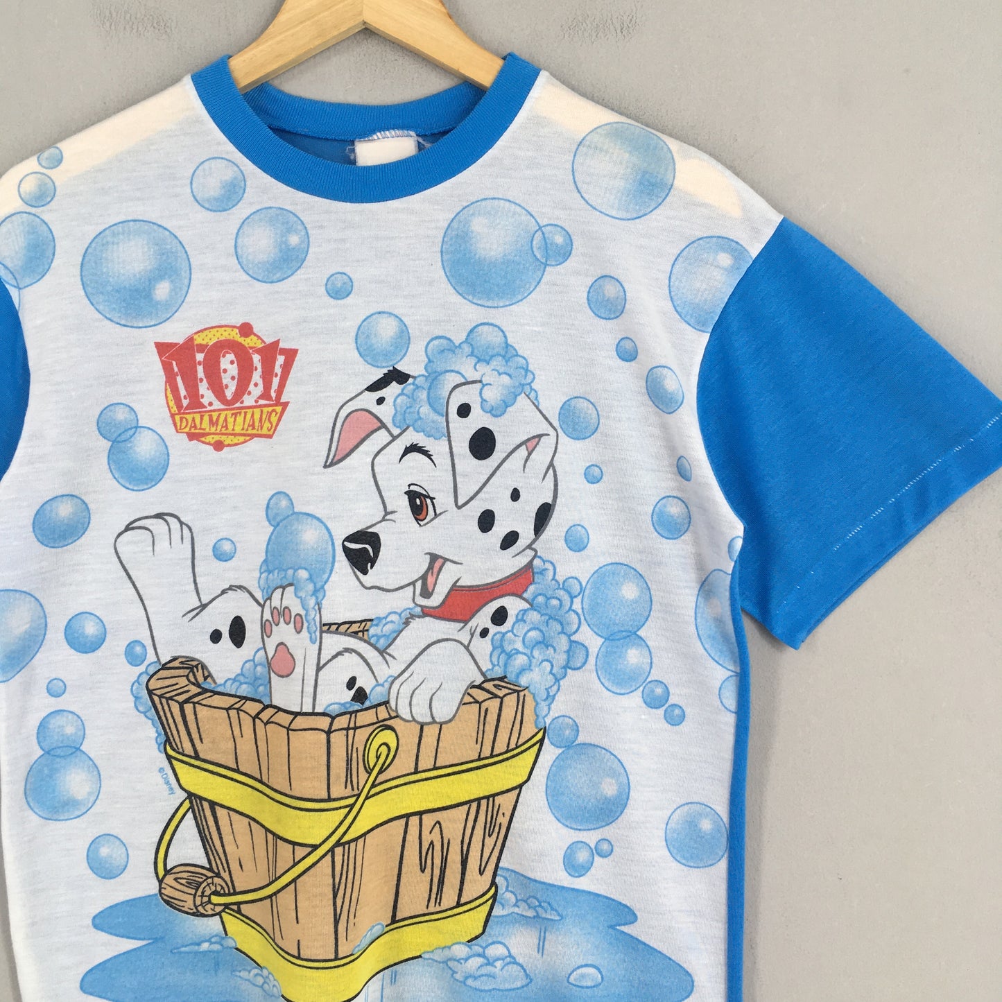 101 Dalmatians Dog Cartoon Blue T shirt