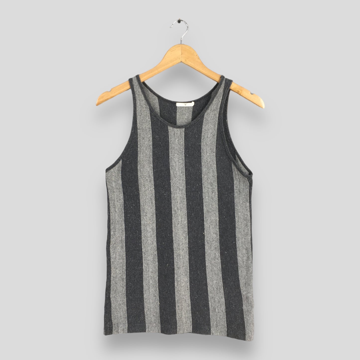 Ys For Men Yohji Yamamoto Stripes Gray T shirt