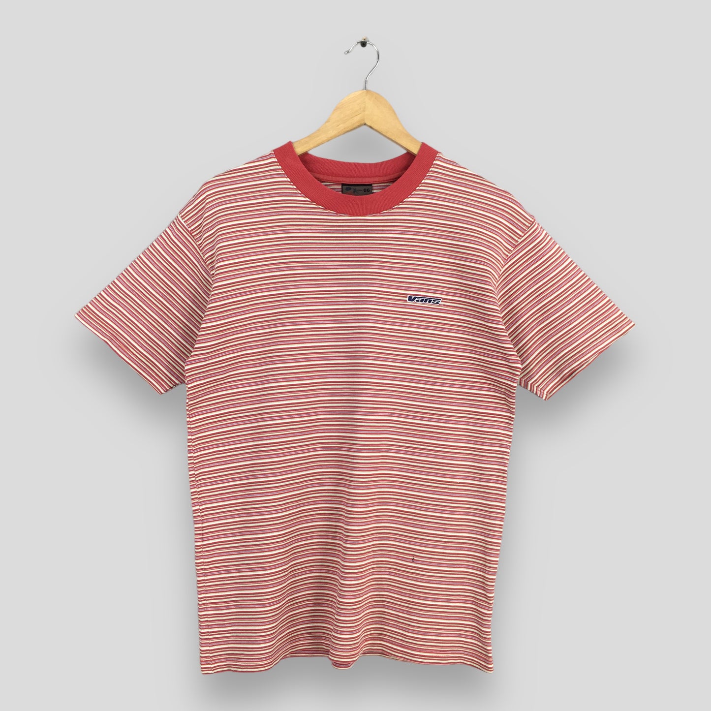 Vans Usa Red Stripes T shirt Medium