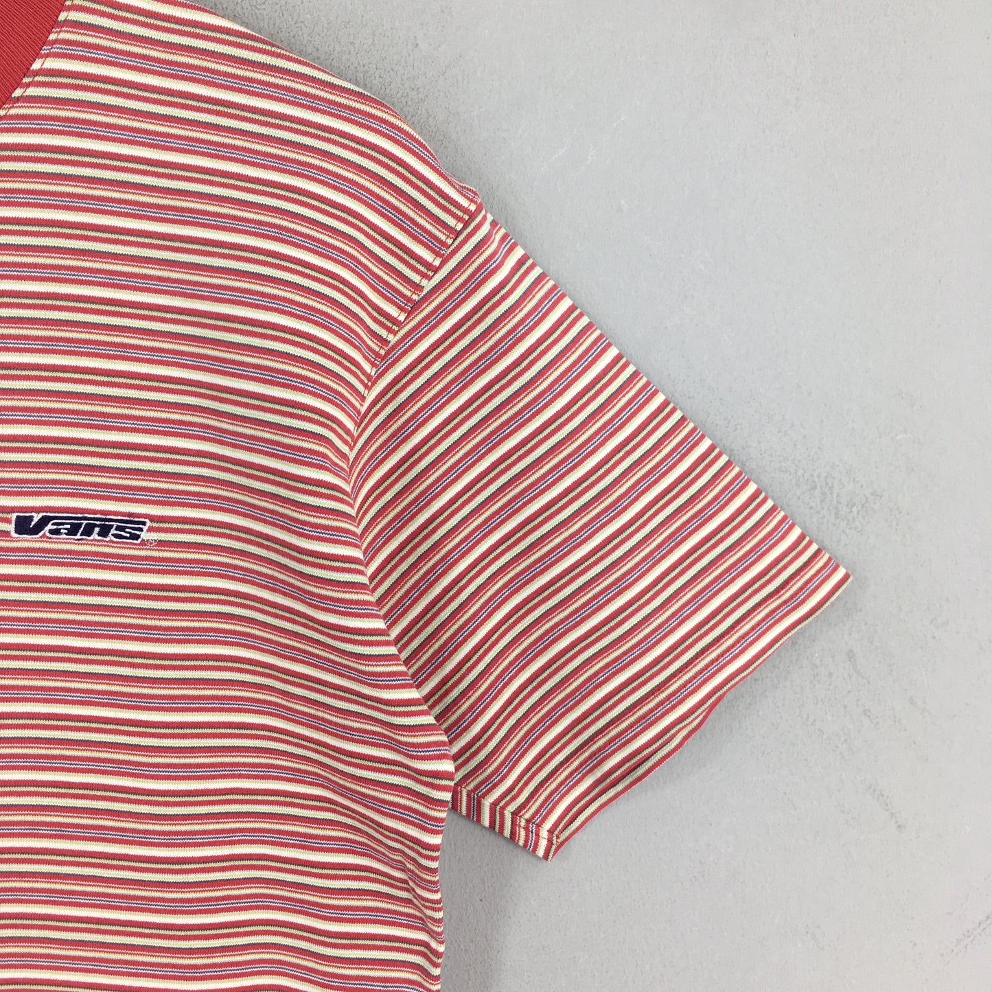 Vans Usa Red Stripes T shirt Medium