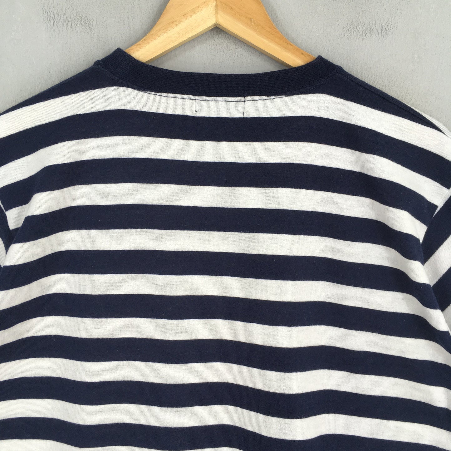 Stripes Multicolor Blue White Streetwear T shirt Large