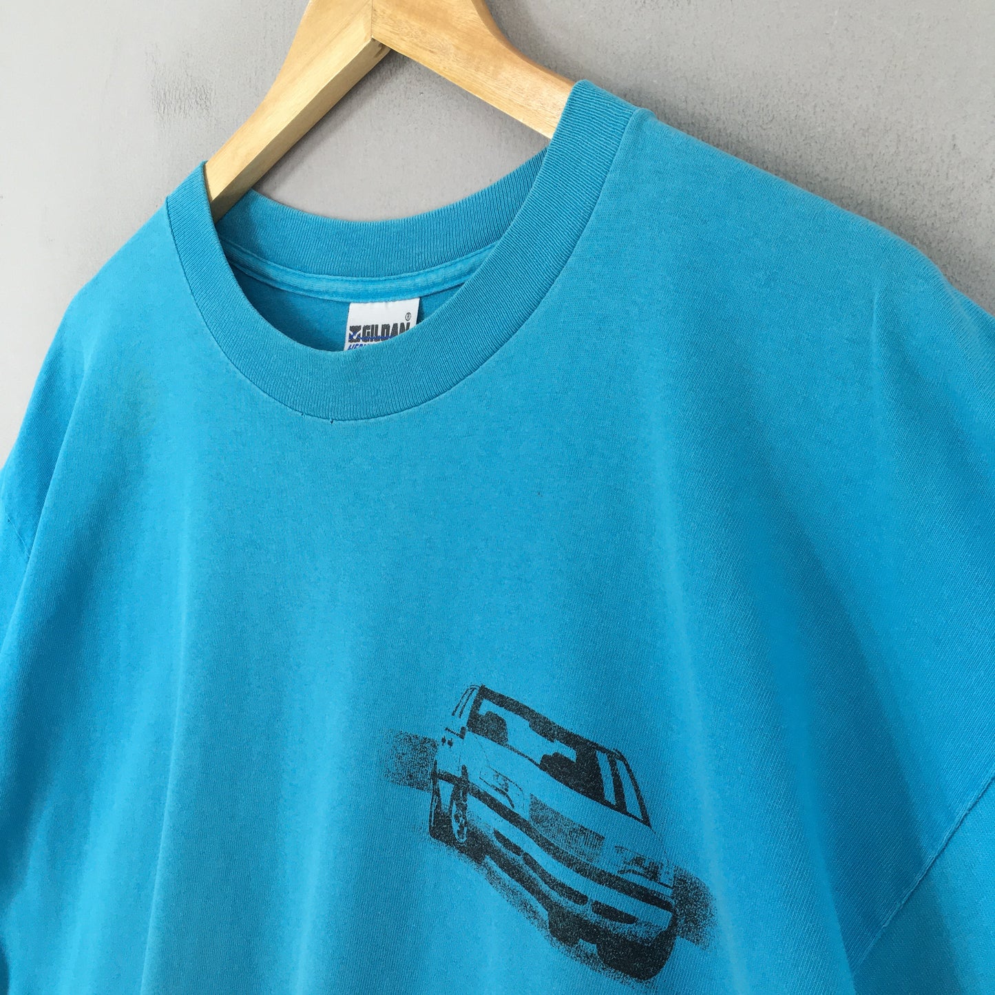 Volvo Classic Car Blue T shirt XLarge