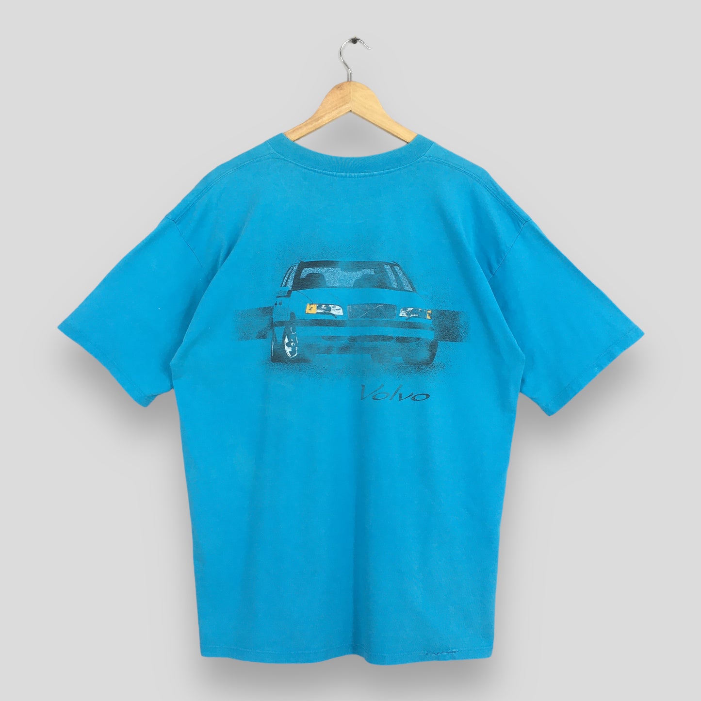 Volvo Classic Car Blue T shirt XLarge