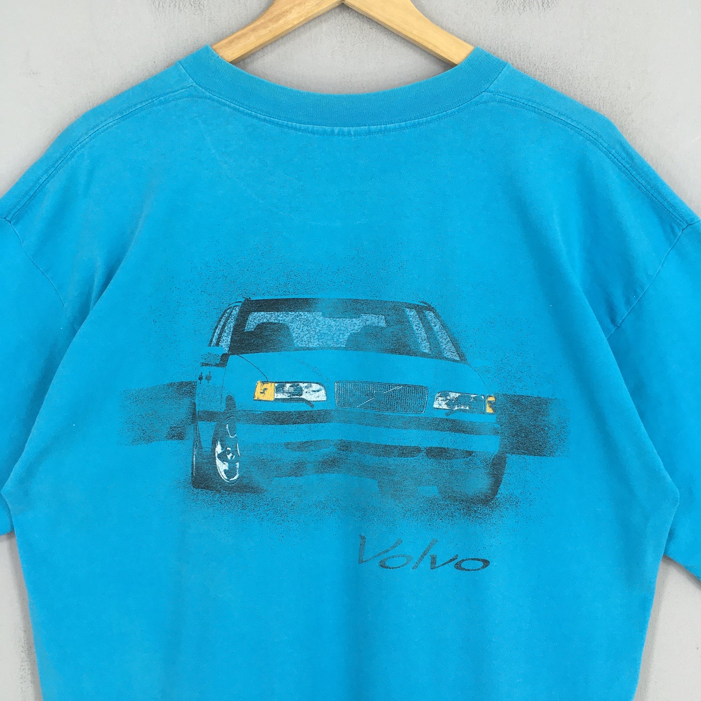 Volvo Classic Car Blue T shirt XLarge