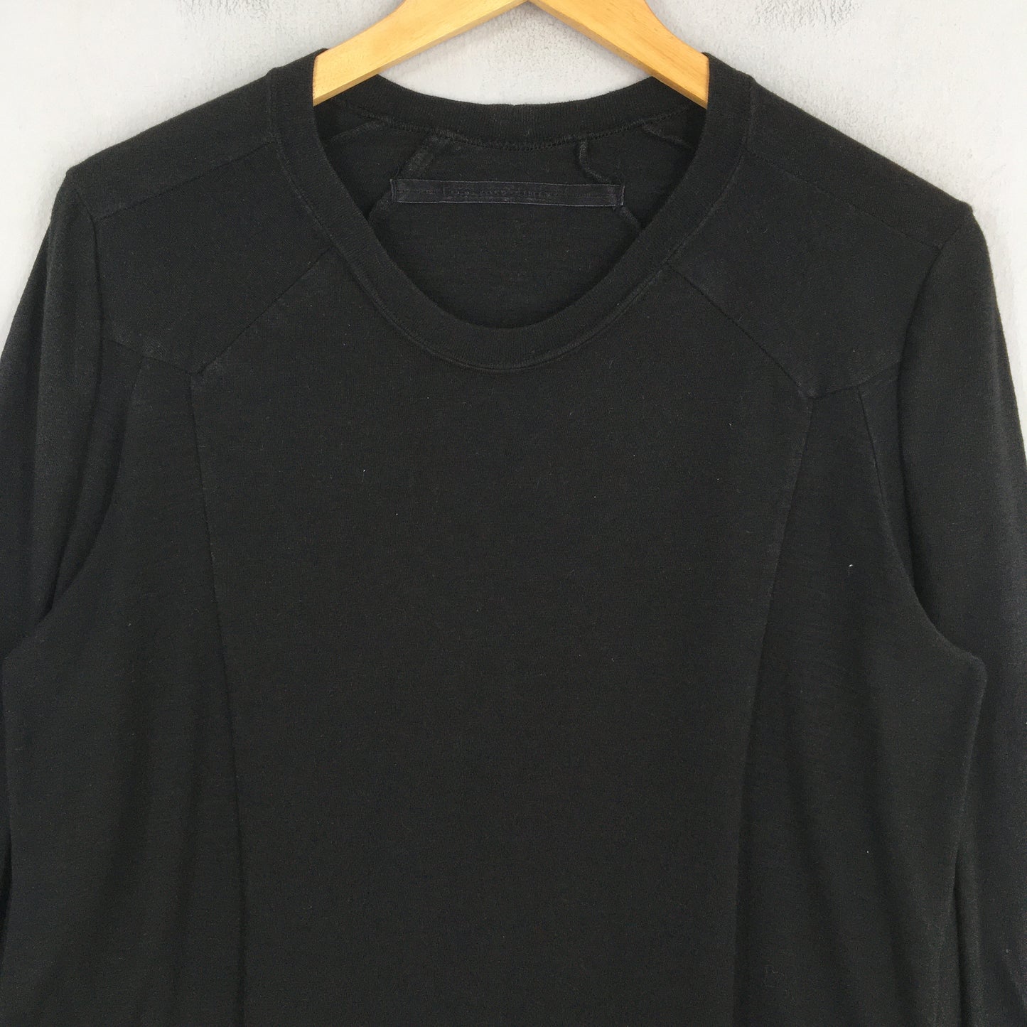 Julius Spring Summer 2015 Black / Prism LS T-Shirt Size 2